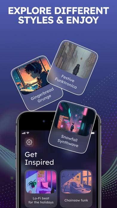 AI Cover & Music Generator Schermata dell'app #3