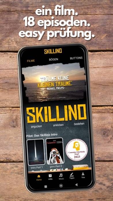 Skillino, die Prüfungsapp App-Screenshot #1