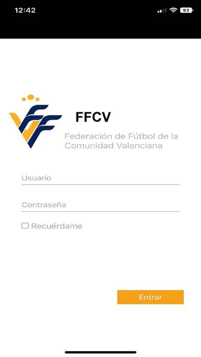 Intranet FFCV Captura de pantalla de la aplicación