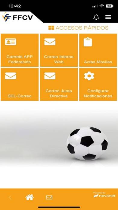 Intranet FFCV Captura de pantalla de la aplicación