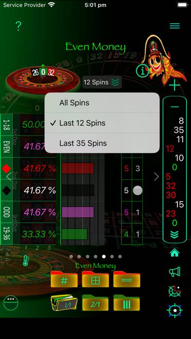 Roulette Mate Captura de pantalla de la aplicación #4