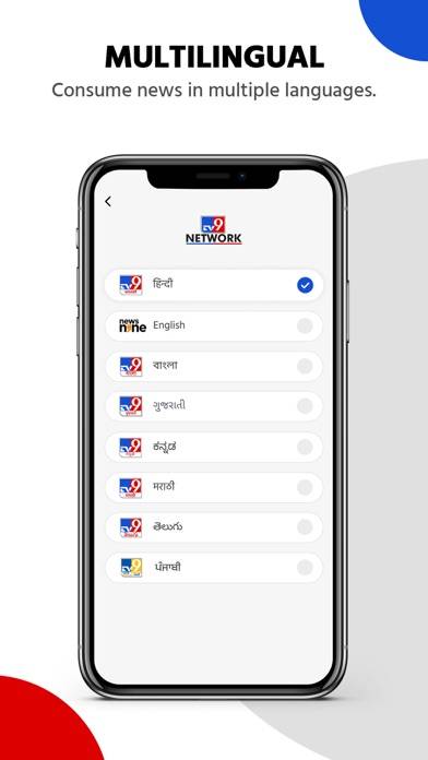 TV9 News App: LIVE TV & News Schermata dell'app