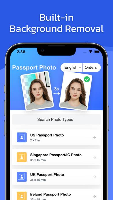 Passport Photo Maker Pro App screenshot