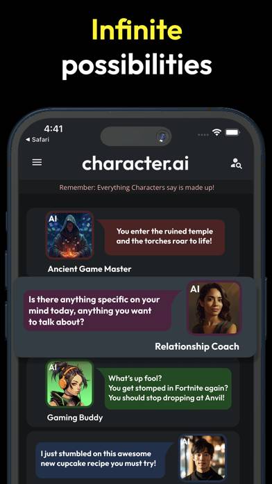 Character.AI App preview #3