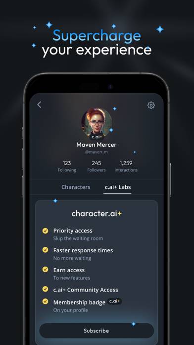 Character AI: AI-Powered Chat Schermata dell'app #6