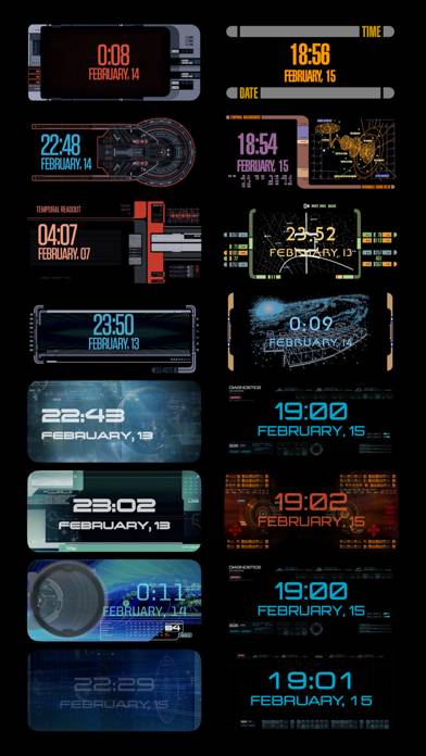 Sci-Fi Clock Schermata dell'app #3