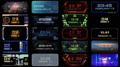 Sci-Fi Clock Schermata dell'app #4