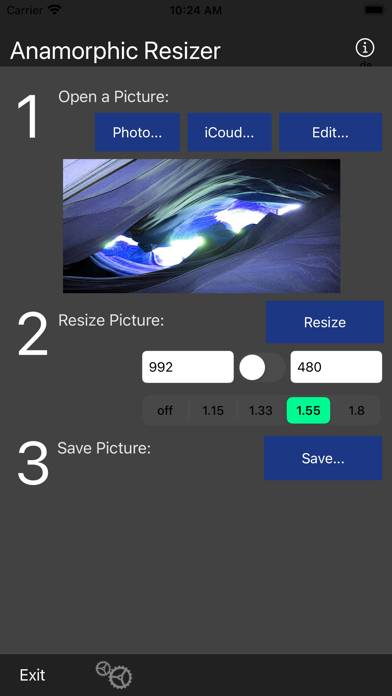 Anamorphic Resizer Captura de pantalla de la aplicación #2