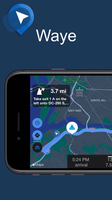 Waye Navigation & Live Traffic App screenshot #1