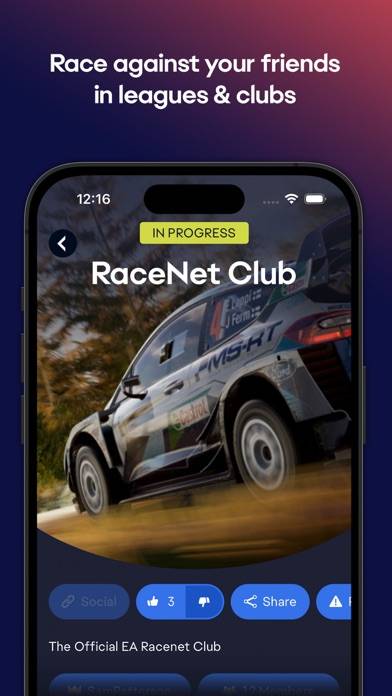 EA Racenet Captura de pantalla de la aplicación #2
