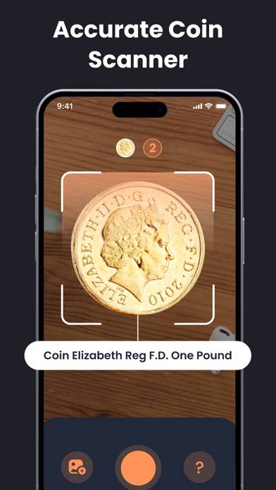 CoinIn: Coin Scan Identifier Schermata dell'app #2