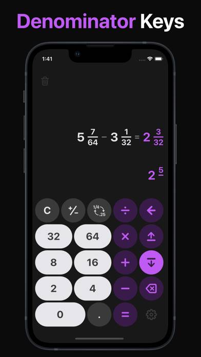 Fraction Calculator Capture d'écran de l'application #3