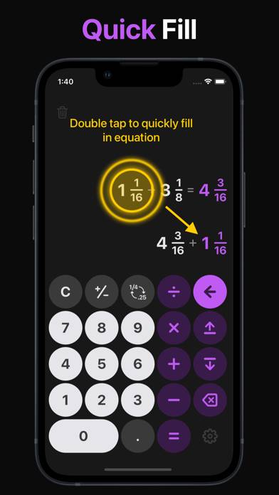 Fraction Calculator Capture d'écran de l'application #5