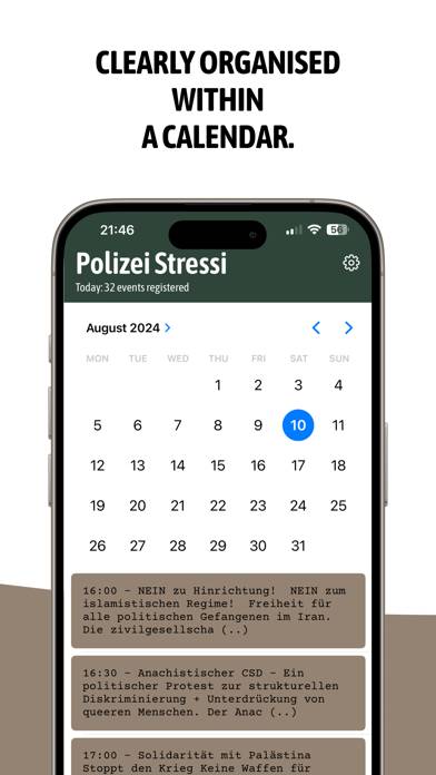 Polizei Stressi Bildschirmfoto
