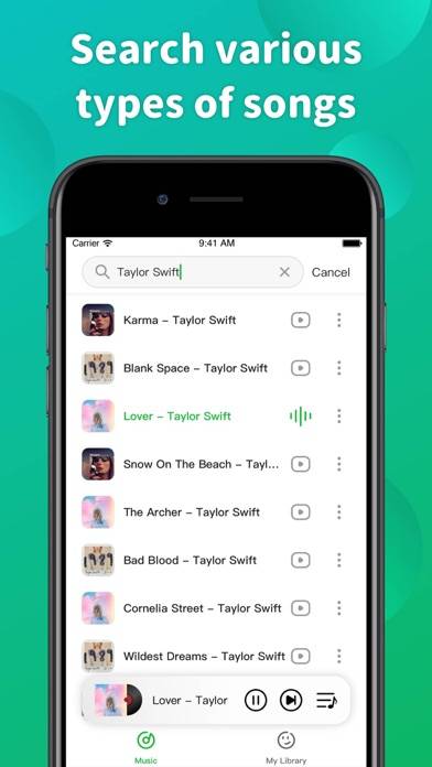 Music Player Cloud Search Song App screenshot #2