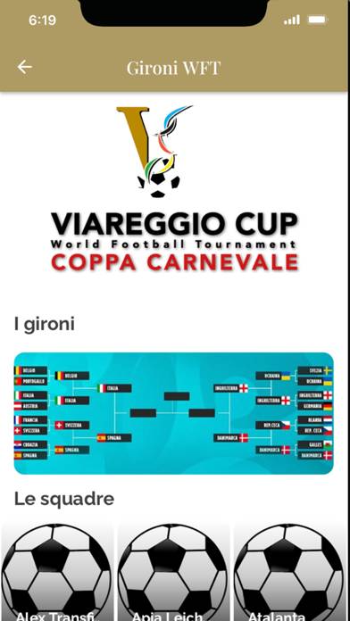 Viareggio Cup Schermata dell'app #2