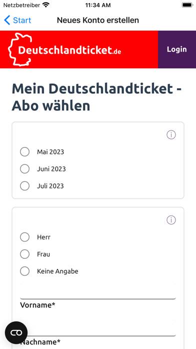 App deutschlandticket.de App-Screenshot #3