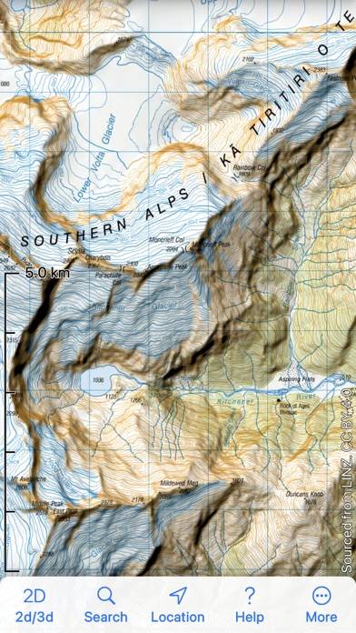 3D Map New Zealand