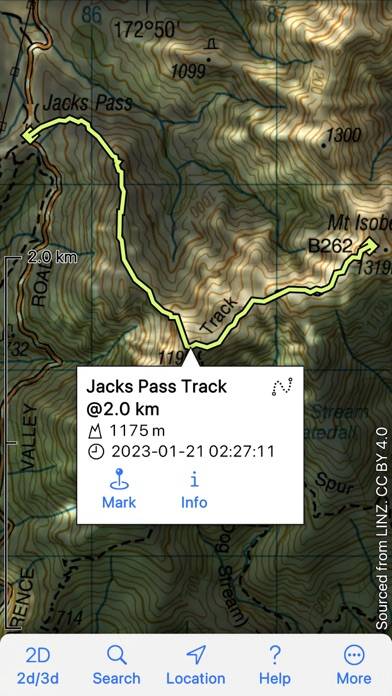 3D Map New Zealand App-Screenshot