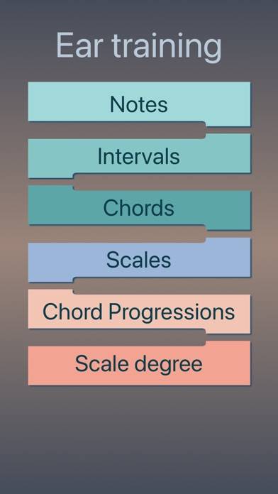 Ear training Pro: piano guitar Captura de pantalla de la aplicación #1