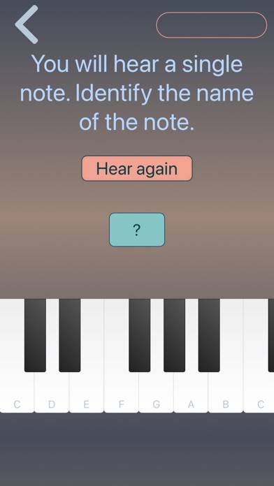 Ear training Pro: piano guitar App screenshot #2