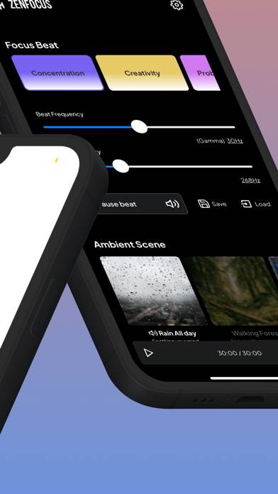 ZenFocus: Focus,Binaural beats Captura de pantalla de la aplicación #2