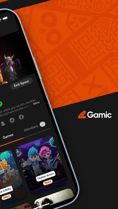 Gamic: Spaces, Chat & Connect App screenshot #2