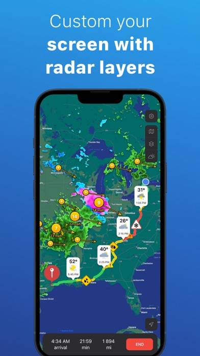 Car.Play Weather Navigation Captura de pantalla de la aplicación #4