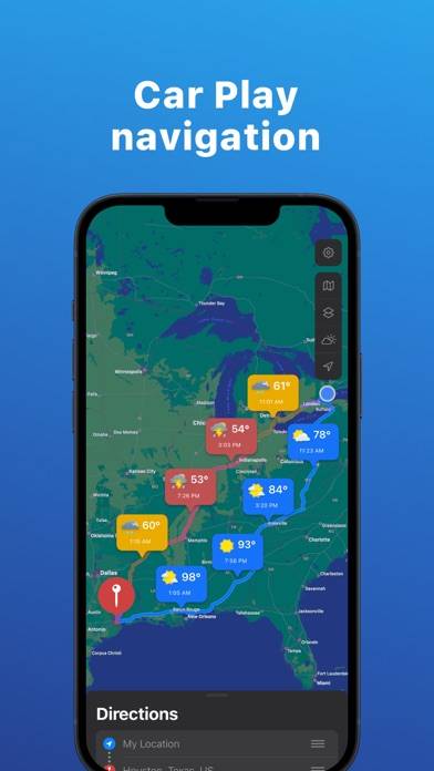 Car.Play Weather Navigation Captura de pantalla de la aplicación #5