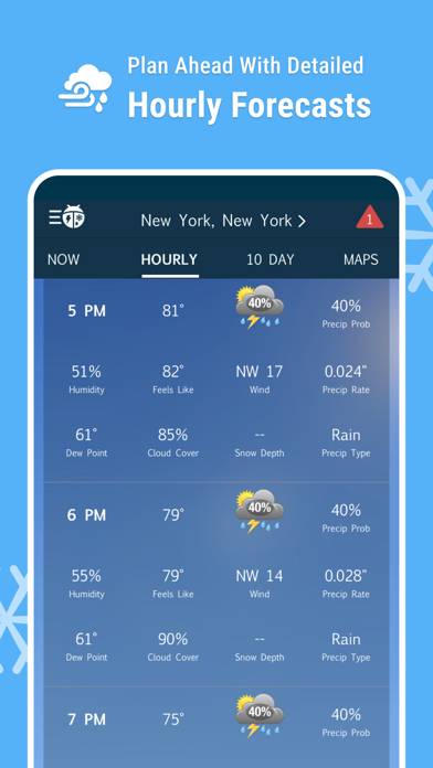 WeatherBug – Weather Forecast Schermata dell'app #3