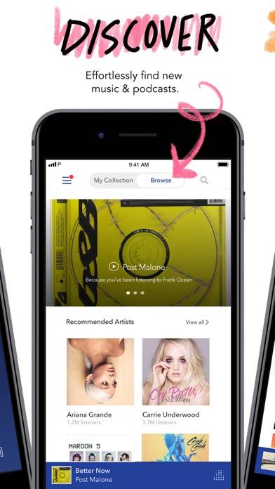 Pandora: Music & Podcasts Uygulama ekran görüntüsü #2