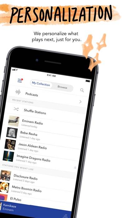 Pandora: Music & Podcasts Uygulama ekran görüntüsü #3