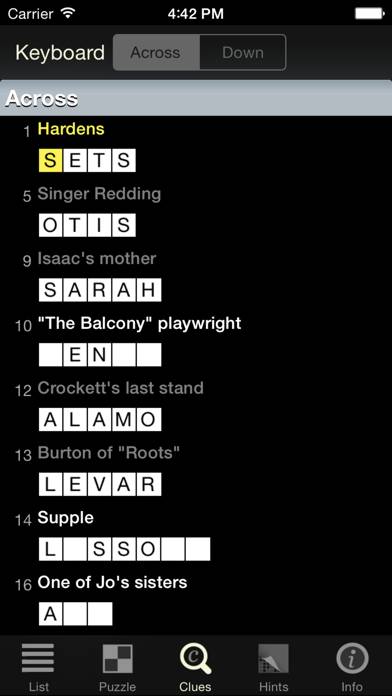Crosswords Classic App skärmdump #5