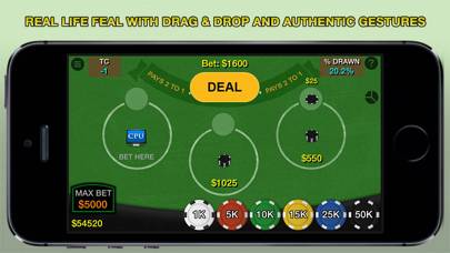 Blackjack 21 Pro Multi-Hand Uygulama ekran görüntüsü #2