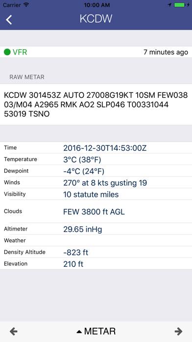 AirWX Aviation Weather Uygulama ekran görüntüsü #2