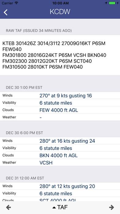 AirWX Aviation Weather Uygulama ekran görüntüsü #3