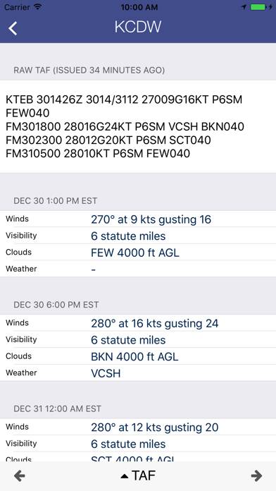 AirWX Aviation Weather App screenshot