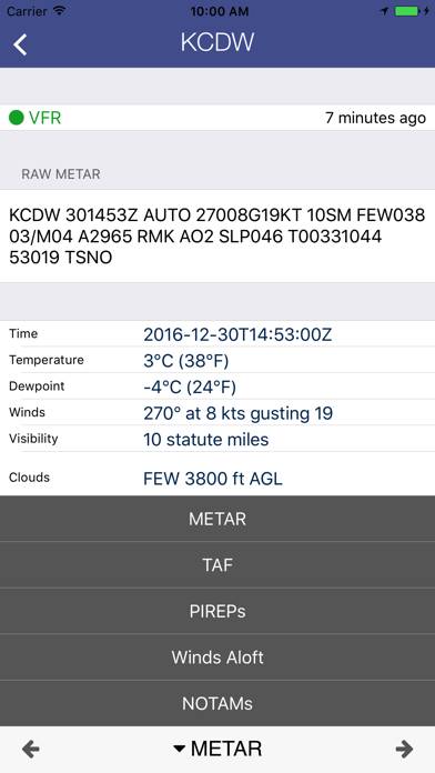 AirWX Aviation Weather App screenshot