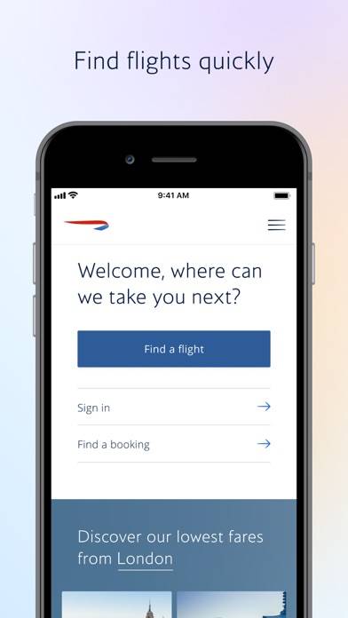 British Airways App-Screenshot #1
