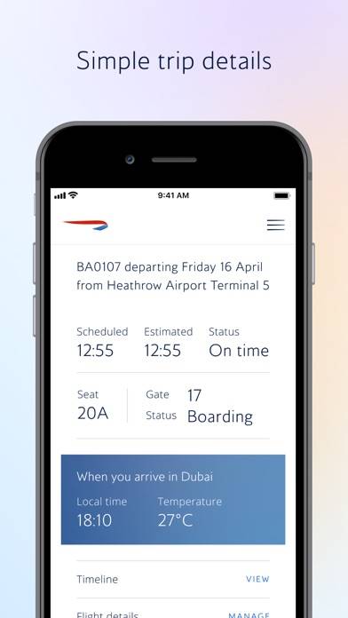 British Airways App-Screenshot #6