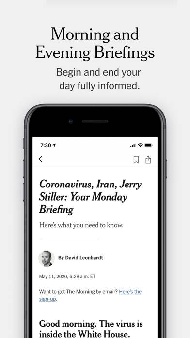 The New York Times App skärmdump #2