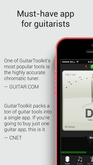 GuitarToolkit App skärmdump #1