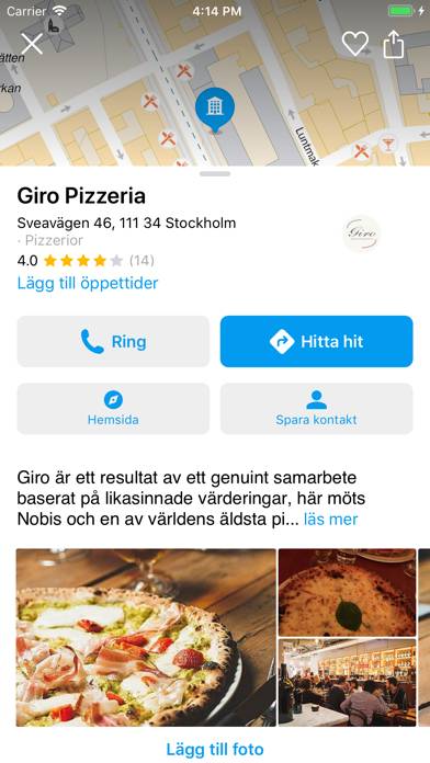 Hitta.se App skärmdump #3