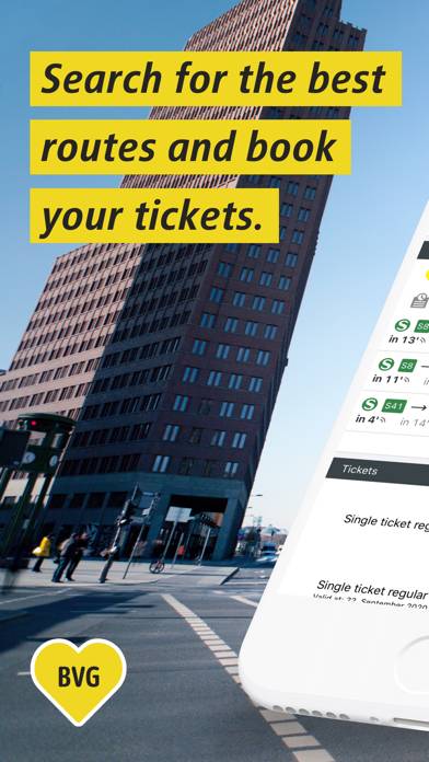 BVG Fahrinfo: Routes & Tickets App-Screenshot #1