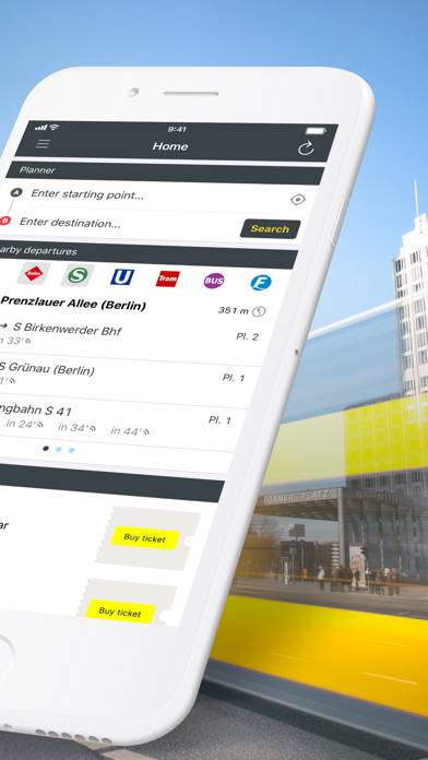 BVG Fahrinfo: Routes & Tickets App-Screenshot #2