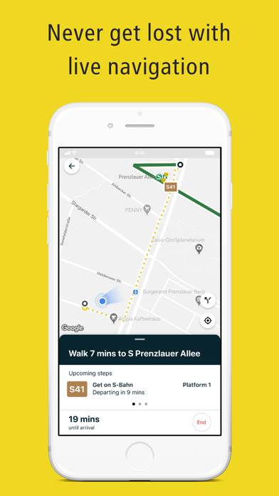 BVG Fahrinfo: Routes & Tickets App screenshot