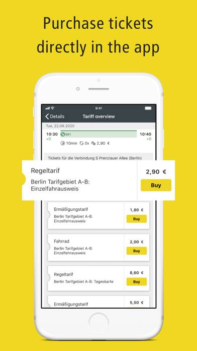 BVG Fahrinfo: Routes & Tickets App-Screenshot #6