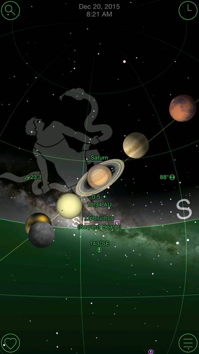 GoSkyWatch Planetarium Schermata dell'app #2