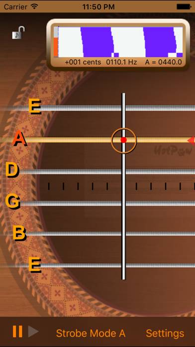 inTuna Strobe Guitar Tuner screenshot