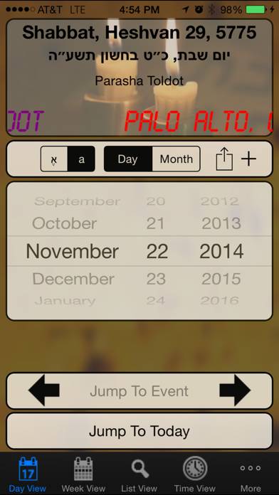 Pocket Luach Deluxe App-Screenshot #4